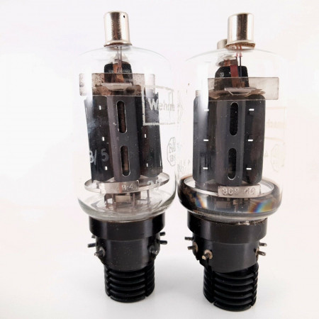 2 X RL12P50 TELEFUNKEN TUBE. BLACK PLATES. CZ  ENA