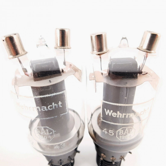 2 X RL12P50 TELEFUNKEN TUBE. BLACK PLATES. CZ  ENA
