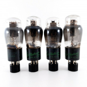 4 X JAN CHS 6Y6G TUBE. SYLVANIA / GE BRAND. SMOKED RING.2 MATCHED PAIRS. CL  ENA 2