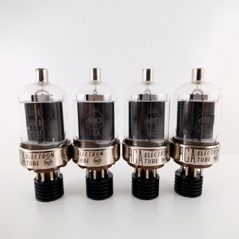 4 X 6883 RCA TUBE. BLACK PLATES. CZ  ENA 2