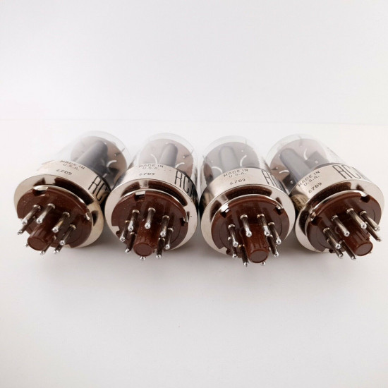 4 X 6883 RCA TUBE. BLACK PLATES. CZ  ENA