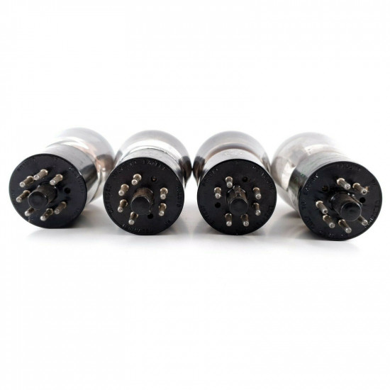 4 X JAN CHS 6Y6G TUBE. SYLVANIA / GE BRAND. SMOKED RING.2 MATCHED PAIRS. CL  ENA