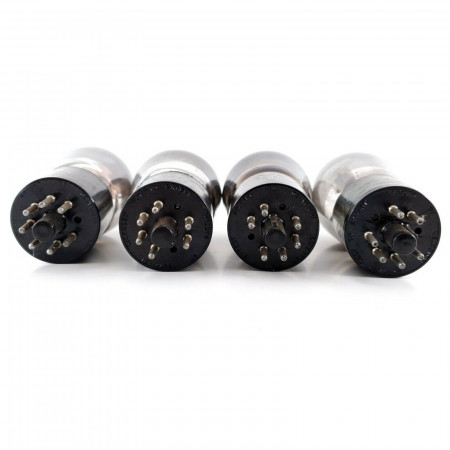 4 X JAN CHS 6Y6G TUBE. SYLVANIA / GE BRAND. SMOKED RING.2 MATCHED PAIRS. CL  ENA