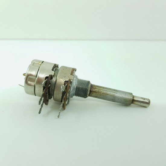 POTENCIOMETRO  CARBON POTENTIOMETER COYRE BRAND 500K + 500K LOG C/I D/. P30
