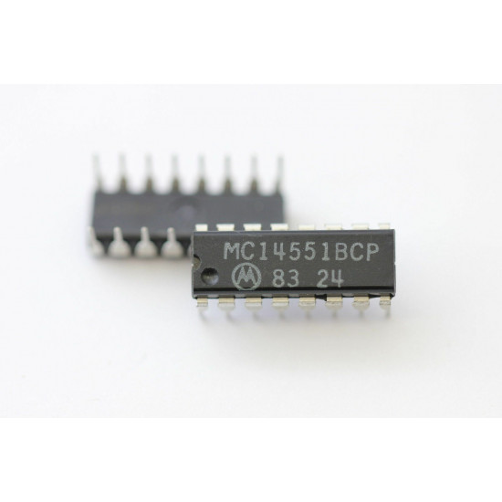 MC14551BCP MOTOROLA INTEGRATED CIRCUIT NOS ( New Old Stock ) 1PC. C526AU3F080317