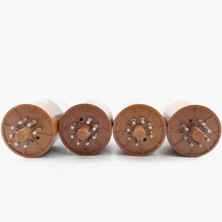 4 X JAN CHS 5932 SYLVANIA TUBE. BLACK PLATES. MATCHED TRIO + 1 TUBE CD  ENA