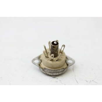 7 PINS MINIATURE SOCKET. NOS CERAMIC SOCKET.  RZOC16 2