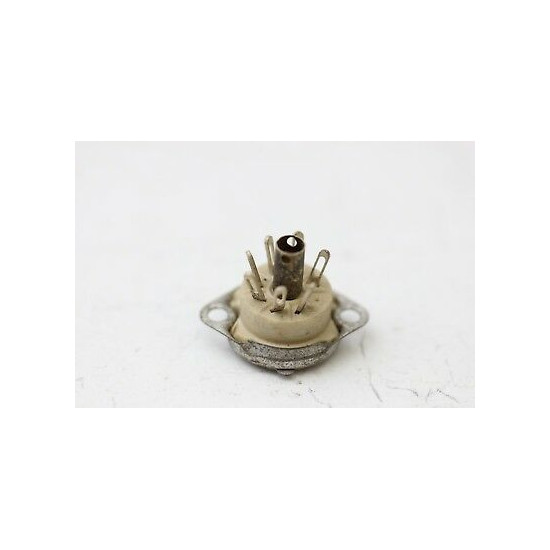 7 PINS MINIATURE SOCKET. NOS CERAMIC SOCKET.  RZOC16