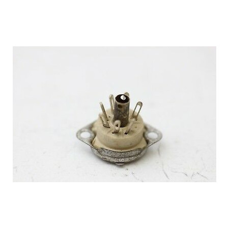 7 PINS MINIATURE SOCKET. NOS CERAMIC SOCKET.  RZOC16