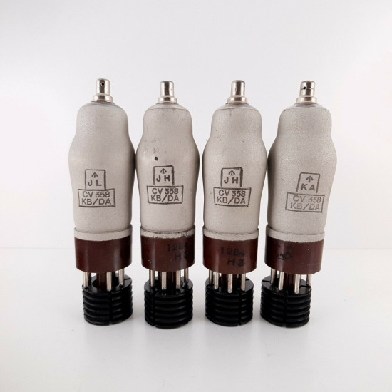 4 X CV358 MULLARD TUBE. 1953 PROD. NOS/NIB. CZ  ENA