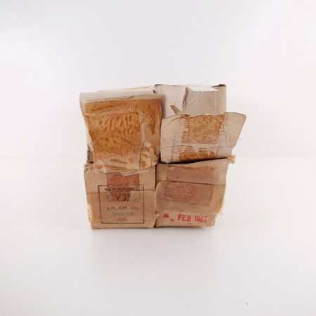 4 X CV358 MULLARD TUBE. 1953 PROD. NOS/NIB. CZ  ENA