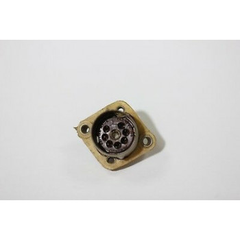7 PINS MINIATURE SOCKET. NOS BAQUELITE SOCKET.  MCMURDO BRAND. RZOC16