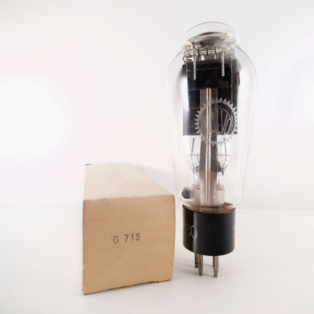 1 X G715 VALVO TUBE. BLACK PLATES. 1950s PROD. NOS/NIB. CZ  ENA