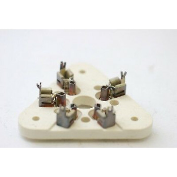 GIANT 5-PIN CERAMIC BASE SOCKET. ZOCALO GIGANTE 5 PIN.  RZOC16 2