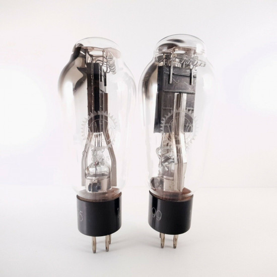 2 X G715 VALVO TUBE. BLACK PLATES. 1950s PROD. NOS/NIB. PAIR.  CZ  ENA