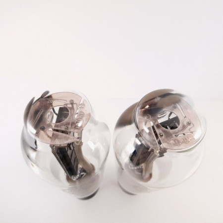 2 X G715 VALVO TUBE. BLACK PLATES. 1950s PROD. NOS/NIB. PAIR.  CZ  ENA