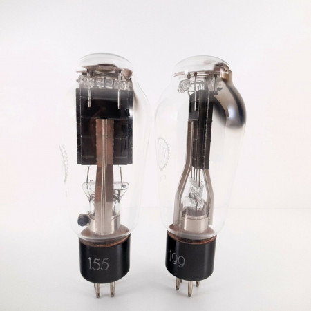 2 X G715 VALVO TUBE. BLACK PLATES. 1950s PROD. NOS/NIB. PAIR.  CZ  ENA