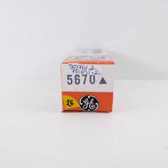 1 X 5670 GENERAL ELECTRIC TUBE. 26. CH48