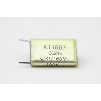 Polyester Metallized Foil Green KT1807 0,22uF 160V NOS 1PC.CA65U1F231015