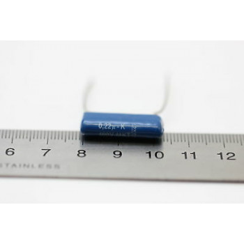POLYESTER CAPACITOR 0,22uF 400V 24CM NOS(New Old Stock) 1PC.CA65U48F231015