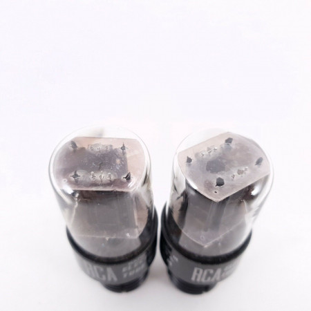 2 X 6SN7GTB RCA TUBE. BLACK PLATES. NOS/NIB MATCHED PAIR 1. CK  ENA