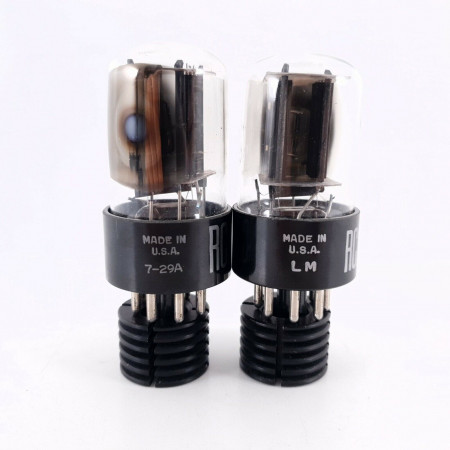 2 X 6SN7GTB RCA TUBE. BLACK PLATES. NOS/NIB MATCHED PAIR 1. CK  ENA