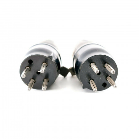 2 X S22 TUBE. MARCONI BRAND. R. AERONAUTICA. CHROME PLATES. CE  ENA