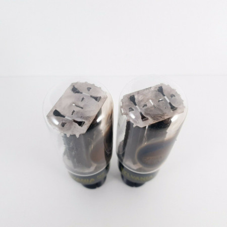 2 X 5AS4A SYLVANIA TUBE. 1960s PRODUCTION. BLACK PLATES. CV  ENA