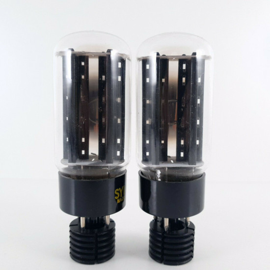 2 X 5AS4A SYLVANIA TUBE. 1960s PRODUCTION. BLACK PLATES. CV  ENA