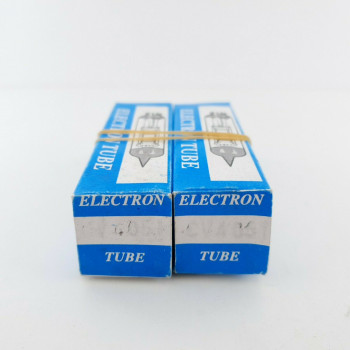 2 X CV4051 BRIMAR TUBE. 17MM BLACK PLATES. 1969 PROD. FLYING LEADS. CQ  ENA