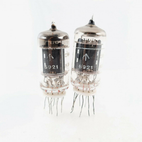 2 X CV4051 BRIMAR TUBE. 17MM BLACK PLATES. 1969 PROD. FLYING LEADS. CQ  ENA