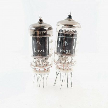 2 X CV4051 BRIMAR TUBE. 17MM BLACK PLATES. 1969 PROD. FLYING LEADS. CQ  ENA