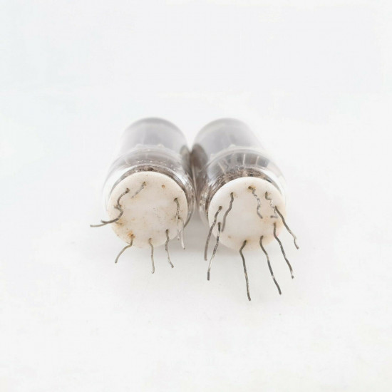 2 X CV4051 BRIMAR TUBE. 17MM BLACK PLATES. 1969 PROD. FLYING LEADS. CQ  ENA