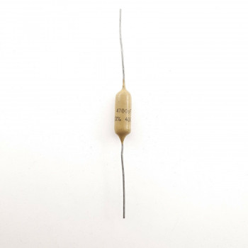 1 X 4.7K 4K7 4700pF 0.0047uF 400V 20% MULLARD MUSTARD DO (PHILIPS)  MMC