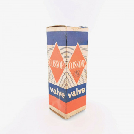 1 X 6V6GT COSSOR TUBE. YELLOW LOGO. SMOKED GLASS. USED, PERFECT EMISSION CQ  ENA