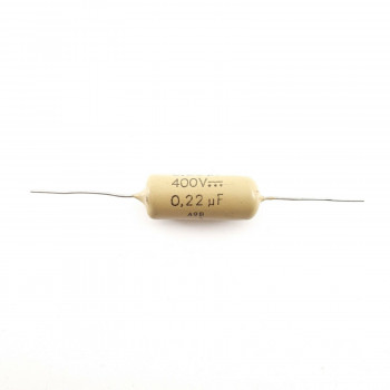 1 X 220K 220000pF 0.22uF 400V 10% MULLARD MUSTARD A9B (PHILIPS)  MMC