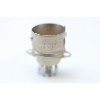 7 PINS MINIATURE SOCKET. CINCH BRAND CERAMIC SOCKET.  RZOC17 2