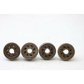 LOT 4 X OCTAL SOCKET. LOTE ZOCALO OCTAL. USED SOCKET. 4 PIECES.  RZOC17