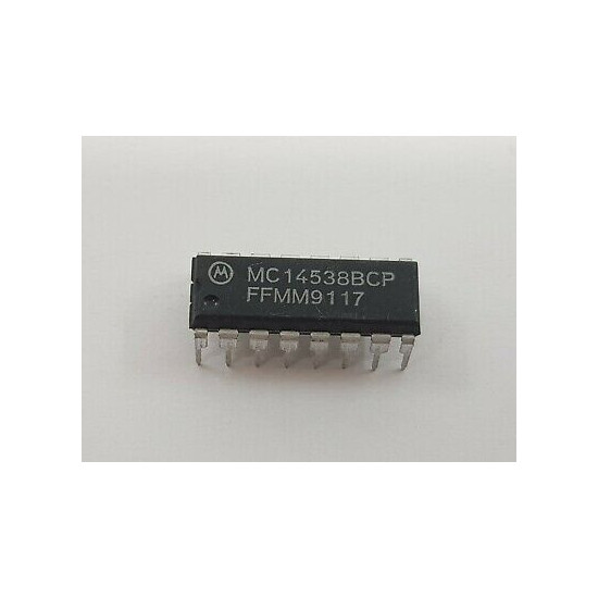 MC14538BCP MOTOROLA INTEGRATED CIRCUIT NOS ( New Old Stock )1PC. C162U89F161019