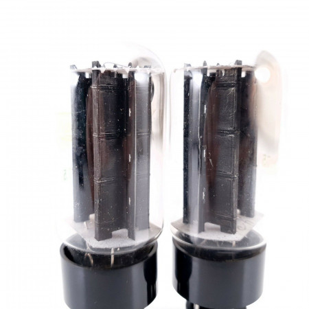 2 X CV575 / 5U4GB TOSHIBA PROD TUBE.  ZERIX BRANDED. BLACK PLATES. PAIR. AC  ENA