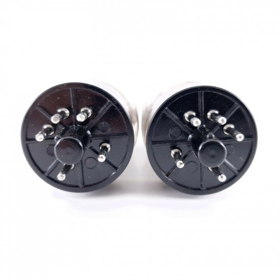 2 X CV575 / 5U4GB TOSHIBA PROD TUBE.  ZERIX BRANDED. BLACK PLATES. PAIR. AC  ENA