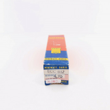 1 X ECC812 MINIWATT-DARIO TUBE. 1960s PRODUCTION. CQ  ENA