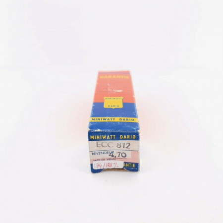 1 X ECC812 MINIWATT-DARIO TUBE. 1960s PRODUCTION. CQ  ENA