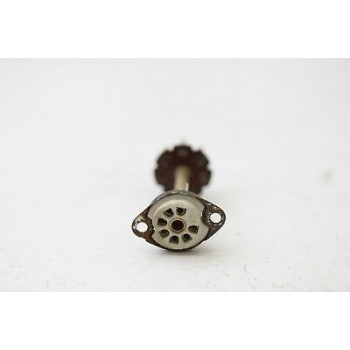 1 X 7 PINS TURRET CERAMIC SOCKET. CZOC17/2