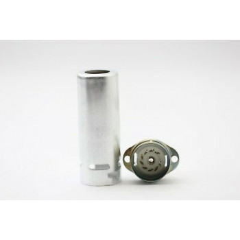 9 PINS CERAMIC SOCKET WITH SHIELD .ZOCALO 9 PINS BLINDAJE. SHIEL 6,5CM. ZOC1.