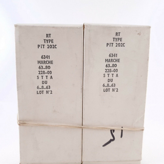 2 X PTT202C RT TUBE. 1960s PRODUCTION. NOS/NIB. AC  ENA