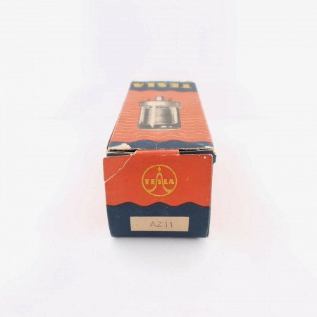 1 X AZ11 TESLA TUBE. GREY PLATES. INVERTED D-GETTER. 1959 PRODUCTION. CQ  ENA