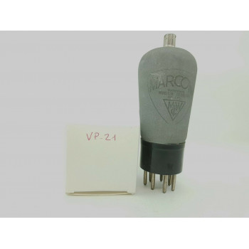VP21 TUBE. MARCONI BRAND TUBE. NOS TUBE. RCB103