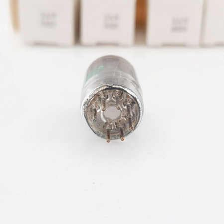 5 X JAN 6028 PHILIPS ECG TUBE. SMOKED GLASS. BLACK PLATES. 1986 PROD. CQ  ENA