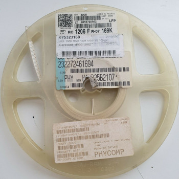 10 x 169K 1/4W 1% 100PPM SMD PHYCOMP RESISTOR. CA392U300F080721